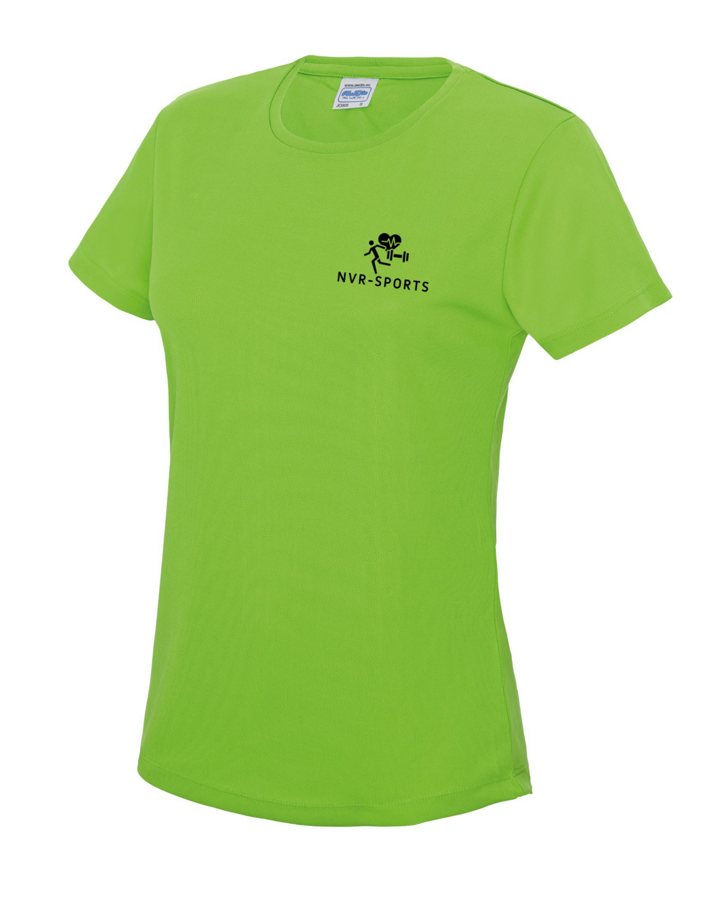 Dames shirt electric groen