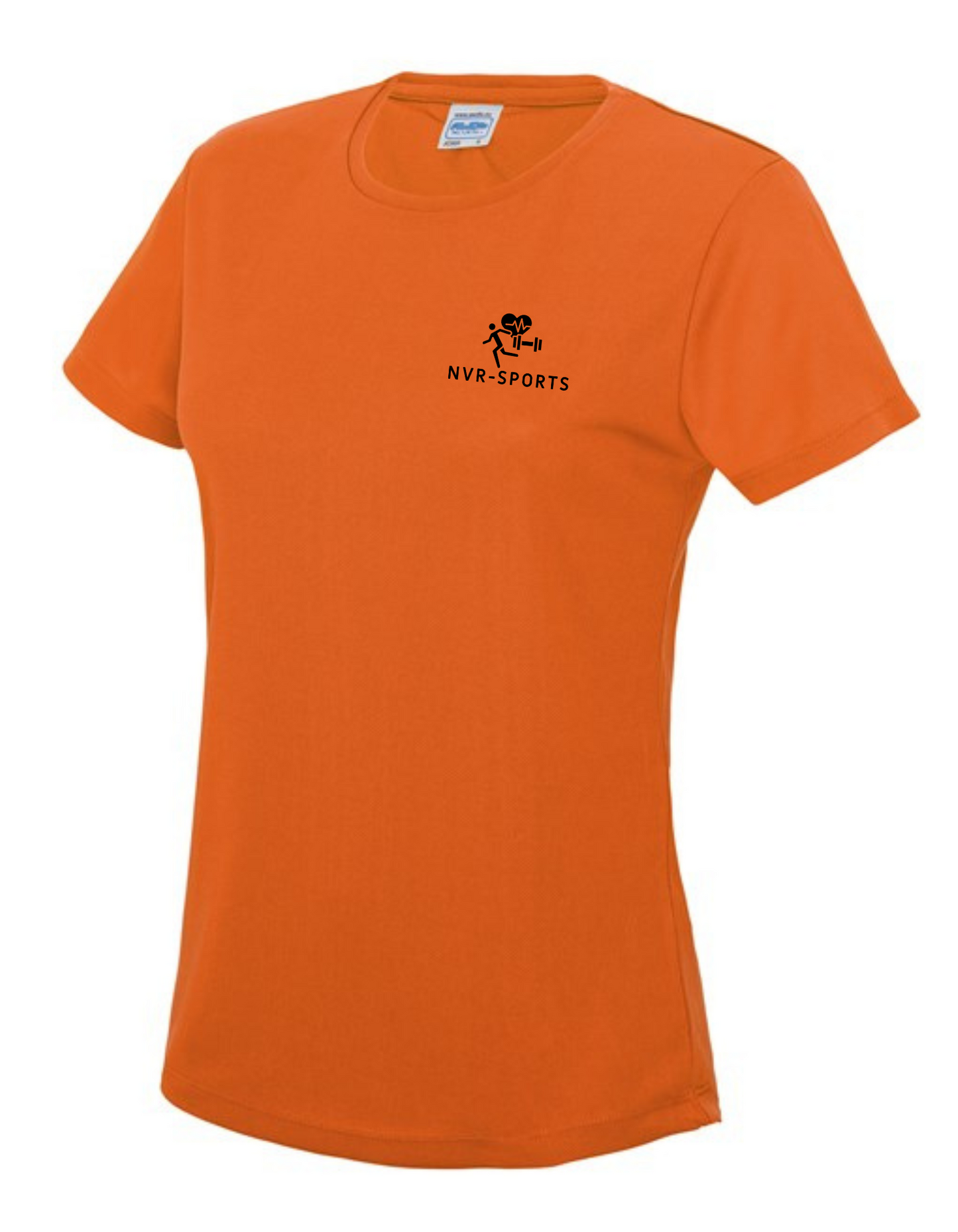Dames shirt electric oranje