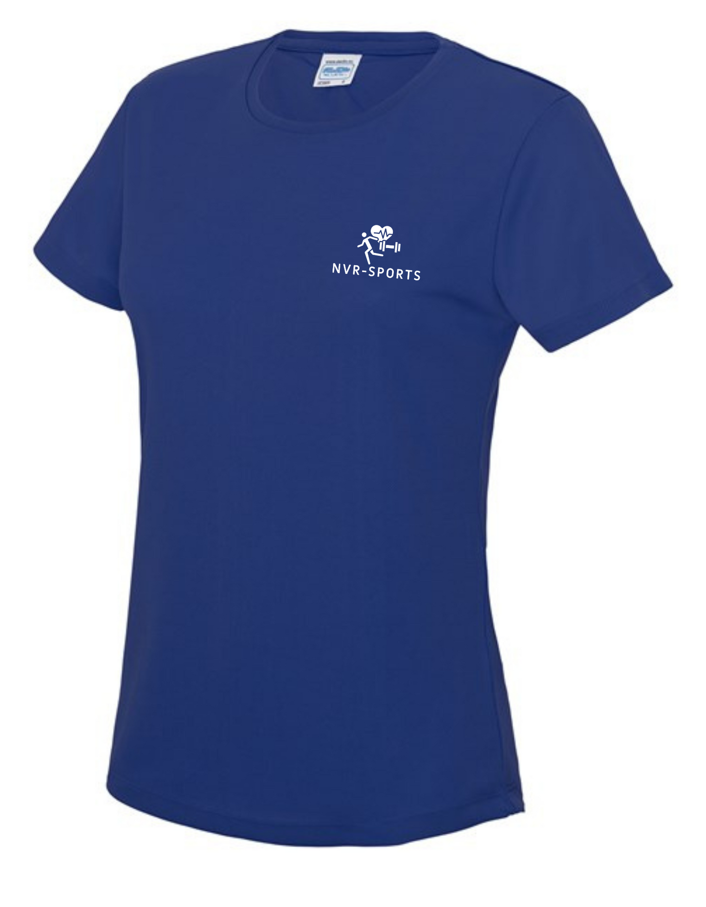 Dames shirt royal blauw