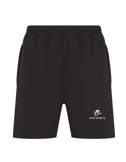 Heren korte sport broek met zakken zwart