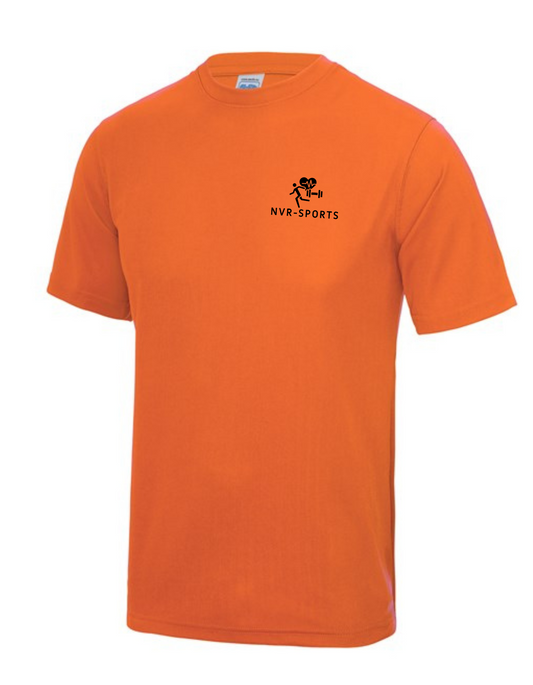 Heren shirt electric oranje
