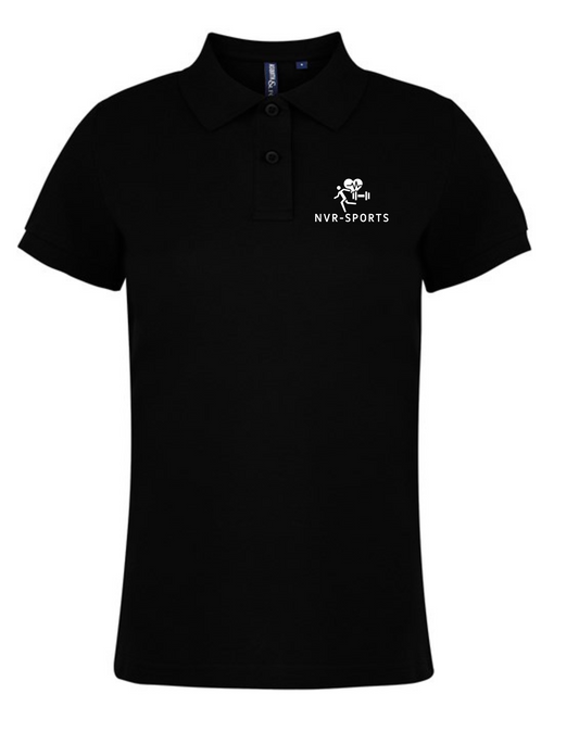 Dames polo zwart