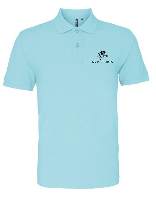 Heren polo bright ocean