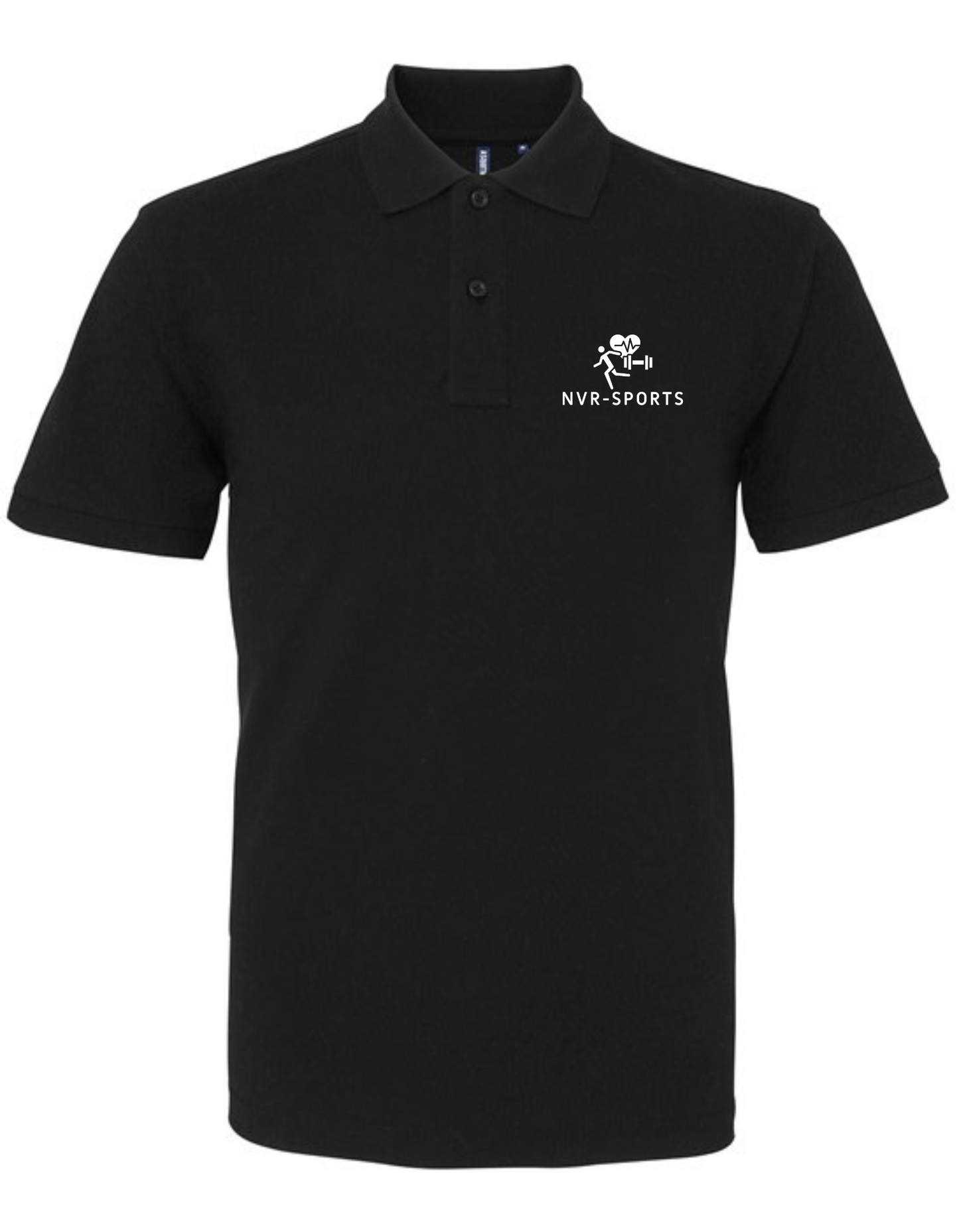 Heren polo zwart