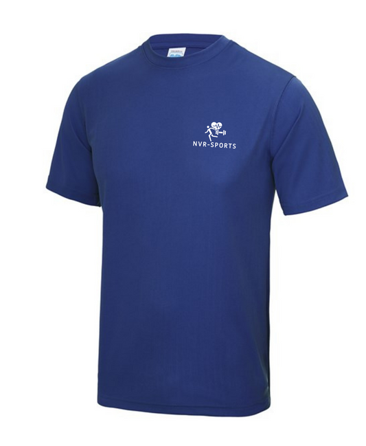 Heren shirt royal blauw